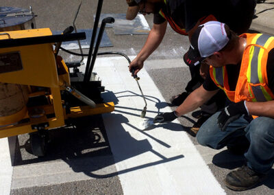 Alberta Parking Lot Services - Line Painting Services - Red Deer, Alberta